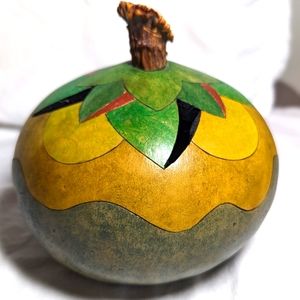 Artist signed Hawaiian Gourd